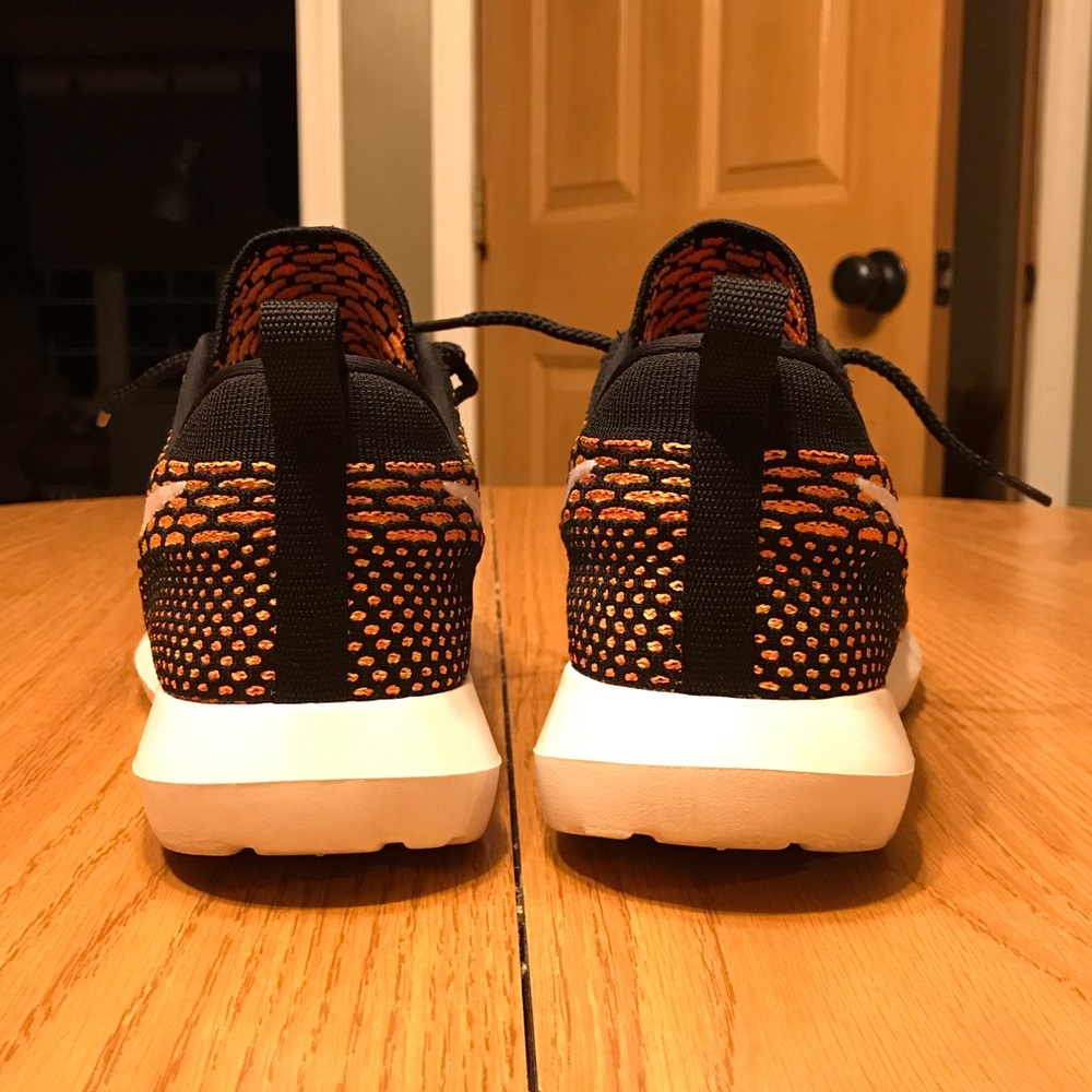SOLD Nike Roshe NM Flynit orange volt. 11 - Picture 5 of 8